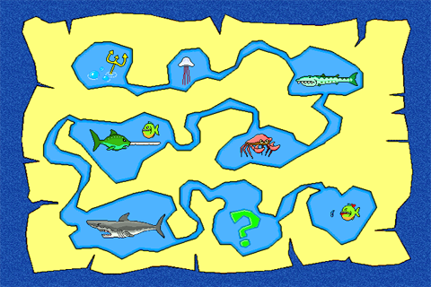 Game map Piranha Panic